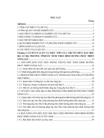 Tổ chức dạy học địa lí địa phương tỉnh Tây Ninh theo định hướng phát triển năng lực