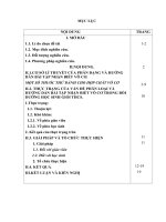 Phân dạng và hướng dẫn bài tập nhận biết các chất vô cơ trong chương trình bồi dưỡng học sinh giỏi tại trường THCS hà vân 