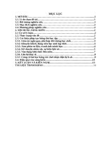 Một số biện pháp tạo hứng thú cho học sinh khi học phần lịch sử việt nam chương trình 10 ở trường THPT mường lát 