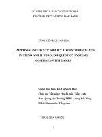 Improving students ability to describe charts in tieng anh 11 through question systems combined with games 