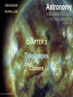 Astronomy a beginners guide to the universe 8th CHaisson mcmillan chapter 03 clicker questions 