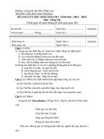 De giao luu HS gioi huyen mon tieng viet lop 5   TH hai thanh a