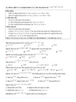 150 câu trắc nghiệm Tính đơn điệu của Hàm số