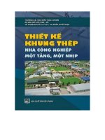 ebook Thiết kế khung thép nhà công nghiệp một tầng, một nhịp/TS Phạm Minh Hà