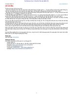 Bài Giảng OOP Bài Giảng Lập Trình Hướng Đối Tượng Với Ngôn Ngữ C++ Của Tác Giả Dương Thiên Tứ