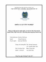 Nâng cao hiệu quả kỹ năng nghe và nói cho sinh viên chuyên ngành tiêng nhật trình độ sơ câp bằng phương pháp shadowing 