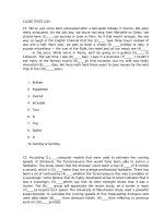 Đề thi công chức môn tiếng anh phần điền từ