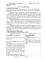 Giáo án vnen Ngữ Văn 7 hay, đầy đủ, logic, chi tiết