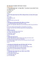 Đề Cương ôn thi cuối môn Bào Chế