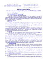 Kế hoạch học tập tấm gương đạo đức Hồ Chí Minh năm 2017