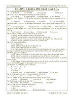 chuyên đề Este, lipit, chất giặp rửa