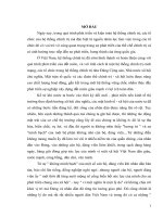 Những  yếu tố ảnh hưởng tiêu cực đến văn hóa từ chức ở Việt Nam.tiểu luận cao học