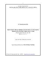 Một số kỹ thuật định vi vô tuyến và ứng dụng trong dẫn đường theo ngữ cảnh 