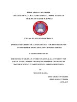 Integrated geophysical exploration for iron ore deposit in omo beyem, jimma zone, south west ethiopia 