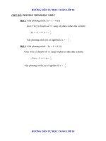 HƯỚNG DẪN TỰ HỌC TOÁN LỚP 10 PHẦN 1