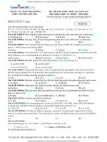 Tuyển chon đề thi thử THPT quốc gia 2017 môn hóa học của các trường chuyên, nổi tiếng (có lời giải chi tiết)   đề 8