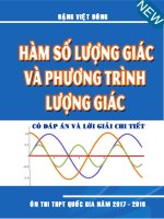 Bài tập hàm số lượng giác và phương trình lượng giác có đáp án và lời giải chi tiết  Đặng Việt Đông