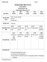 Tuần 6 giáo án mầm non lớp chồi chủ đề nhánh 3 