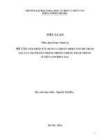 GIẢI PHÁP XÂY DỰNG VÀ HOÀN THIỆN CƠ CHẾ THAM GIA CỦA NGƯỜI DÂN TRONG PHÒNG CHỐNG THAM NHŨNG Ở VIỆT NAM HIỆN NAY