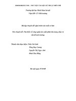 Dây chuyền công nghệ sản xuất phân lân nung chảy và vấn đề môi trường