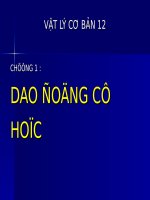 PPT Bài 3 Con Lắc Đơn