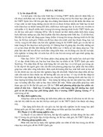 Đổi mới phương pháp dạy học phần các nhân tố tiến hóa   sinh học 12 nhằm nâng cao chất lượng dạy bồi dưỡng học sinh giỏi và ôn thi THPT quốc gia ở trường THPT quảng xương 4 