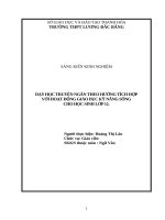 Dạy học truyện ngắn theo hướng tích hợp với hoạt động giáo dục kỹ năng sống 