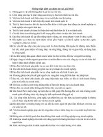 Những nhận định đúng sai, giải thích