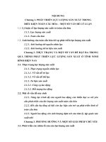 LV phát triển lực lượng sản xuất  ở  tỉnh ninh bình trong bối cảnh toàn cầu hóa hiện nay