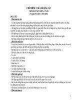 Giáo án mầm non lớp chồi tuần 16  động vật sống dưới nước 