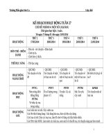 Giáo án mầm non lớp chồi chủ đề rau tuần 5(rau) 