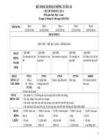 Giáo án mầm non lớp chồi tuần 24  quả 