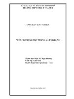 Sử dụng phương pháp đánh giá giải một số bài toán cực trị của hình học giải tích trong không gian 2 