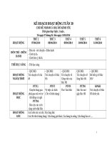 Giáo án mầm non lớp chồi chủ đề bác hồ tuần 3 