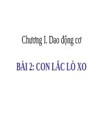 Bài 2  con lắc lò xo