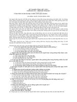 Đề thi tiếng việt lớp 5 cuối kì 2 đọc hiểu