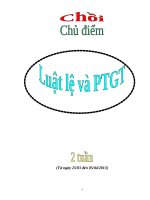 giao an tuan 22 giáo án mầm non lớp chồi chủ đề giao thông 