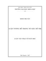 Luật tương hỗ trong tô màu đồ thị (LV thạc sĩ)