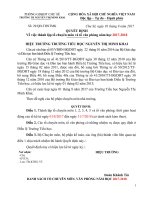 QĐ THÀNH LẬP TỔ 1-8-2017