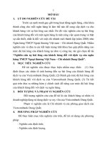 Nghiên cứu sự hài lòng của khách hàng đối với dịch vụ của ngân hàng TMCP ngoại thương việt nam – chi nhánh dung quất (tt) 