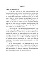 Tăng cường kiểm soát nội bộ chu trình bán hàng và thu tiền tại công ty cổ phần thép đà nẵng (tt) 