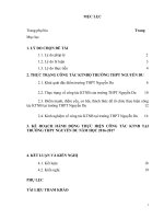 Tiểu luận lớp bồi dưỡng cán bộ quản lý phổ thông 2017 Hiệu trưởng chỉ đạo công tác kiểm tra nội bộ trường THPT Nguyễn Du huyện Đăk Hà tỉnh Kon Tum năm học 2016 2017