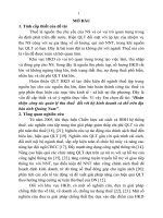 Hoàn thiện công tác quản lý thu thuế đối với hộ kinh doanh cá thể trên địa bàn tỉnh quảng nam (tt) 