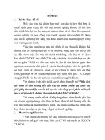 Phân tích các nhân tố ảnh hưởng đến cấu trúc tài chính nhằm lựa chọn các giải pháp hoàn thiện cơ cấu tài trợ của các công ty cổ phần niêm yết tại cơ sở giao dịch chứng khoán thành phố hồ chí m 
