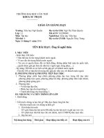 Giáo án tập đọc lớp 3 Ông tổ nghề thêu