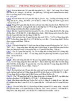 GIAO TRÌNH VAT LY    PHAN17  BAI TAP TRON BO VE CAC PHUONG PHAP GIAI NHANH HOA   FB  THICH HOC CHUI 