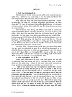 Quan điểm của chủ nghĩa mác – lênin về dân tộc và việc thực hiện chính sách dân tộc ở huyện nam đông, tỉnh thừa thiên huế tiểu luận cao học