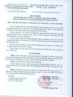 Quyết định ban hành quy định kiểm tra đánh giá công nhận Lớp bồi dưỡng cán bộ quản lý giáo dục