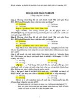 Bộ câu hỏi phục vụ cho hội thi tìm hiểu về cải cách hành chỉnh tỉnh Lai châu