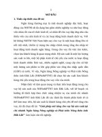 Giải pháp mở rộng cho vay hộ sản xuất tại chi nhánh ngân hàng NNPTNT tỉnh đăklăk (tt) 